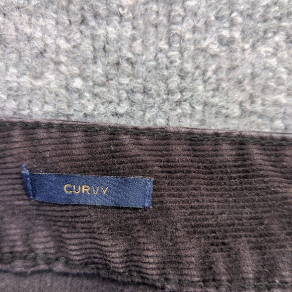 Talbots Women's Curvy Corduroy Jeans Brown Plus Size 16 5-Pocket - Picture 12 of 15